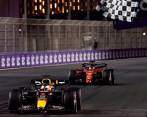 Max Verstappen y Charles Leclerc fueron protagonistas en el GP Arabia Saudita disputado en el mes de marzo. FOTO EFE