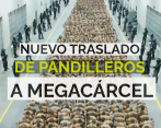 Trasladan a otros 2.000 presuntos pandilleros a megacárcel