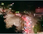 El mayor ruido en la celebración del día de los disfraces en Medellín corrió por cuenta de los motociclistas en caravanas. FOTO: CORTESÍA