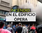 Bomberos atienden incendio en el centro comercial Ópera de Medellín