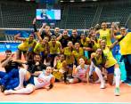 Colombia ocupa el puesto 19 en el ranking mundial de la Federación Internacional de Voleibol FIVB. FOTO: TOMADA DEL TWITTER DE @OlimpicoCol