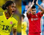 Linda Caicedo y Luis Díaz fueron los deportistas colombianos con mayor impacto a nivel internacional este año. FOTOS ARCHIVO EFE
