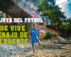 Con goles quiere sacar a su familia de vivir debajo de un puente