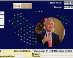 La votación fue de 58 a 0. FOTOS COLPRENSA y CAPTURA DE PANTALLA
