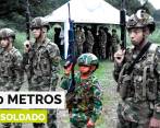 La historia del soldado de más baja estatura de Colombia