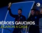 Los dueños de la Copa del Mundo llegaron a casa