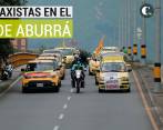 Taxistas se manifiestan en contra de plataformas virtuales y la informalidad