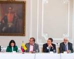 En la reunión con el presidente Gustavo Petro estuvieron presentes representantes del Consejo Gremial de distintos sectores productivos como industria, comercio, minería, autopartes, entre otros. FOTO: PRESIDENCIA