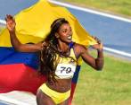 La atleta colombiana le entregó dos medallas olímpicas al país en Londres-2012 y Río-2016. FOTO ARCHIVO AFP
