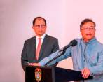 El presidente, Gustavo Petro, y el fiscal, Francisco Barbosa, se reunirán el 30 de enero para hablar de las diferencias entre Palacio y el ente acusador por la paz total y las irregularidades dentro de la SAE. FOTO CORTESÍA