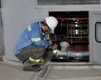 Mientras que EPM hacía las pruebas y monitoreaba, las comunidades aguas abajo se quejaron de que no los informaron de la prueba y dicen que viven en zozobra respecto a la futura operación de la central. Foto: Cortesía EPM