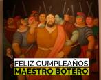 Así le celebró Medellín el cumpleaños al maestro Botero