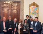 Estos son los “10 colombianos destacados en España”, en su edición 2023. FOTO: CORTESÍA EMBAJADA DE COLOMBIA EN ESPAÑA