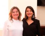 Clara Guatame, saliente presidenta de la Agencia Nacional de Hidrocarburos, e Irene Vélez, ministra de Minas y Energía, el día de la posesión de la primera, el pasado 25 de noviembre. FOTO Cortesía