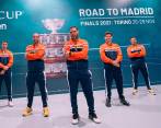 Este es el equipo Colombia que este sábado inicia su participación la Copa Davis en Turín. FOTO CORTESÍA FEDECOLTENIS 
