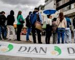 Con el recaudo de enero, la Dian logró el 11,8% de la meta trazada para 2022, que fue fijada en $196,7 billones. FOTO Colprensa