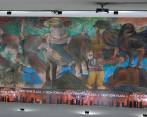 Este es Escena con jinete, de 1960, fresco del maestro Fernando Botero ubicado en el Centro Comercial Nueva York. Foto: Manuel Saldarriaga Quintero