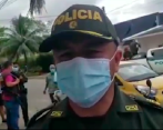 El comandante de la Policía Urabá, coronel Giovany Puentes Aguilar, señala a integrantes del “clan del Golfo” como presuntos responsables del atentado. FOTO CORTESÍA