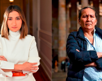 Laura Sarabia, jefe de gabinete de Gustavo Petro y Marelbys Meza, exniñera de la alta funcionaria. FOTO: Cortesía. 