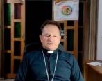 Monseñor Hugo Alberto Torres, obispo de la Diócesis de Apartadó, hizo llamados previos para que el Clan del Golfo levantara el paro armado. FOTO: CAPTURA DE VIDEO