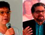 El alto comisionado para la paz, Danilo Rueda, y el jefe de la Segunda Marquetalia, Iván Márquez, se han reunido en dos ocasiones en territorio nacional. FOTO: CORTESÍA