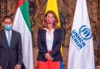 El gobierno de Emiratos Árabes Unidos donó US$2 millones a Colombia para atender a la población migrante. FOTO CORTESÍA