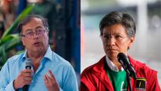 El presidente Gustavo Petro insiste en modificar el contrato del Metro y la administración de Claudia López asegura que es inviable. FOTO CAMILO SUÁREZ Y COLPRENSA 