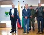 El anuncio se hizo esta noche en la sede de la Gobernación de Antioquia. FOTO: Cortesía.