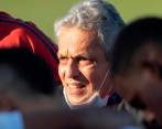El técnico Reinaldo Rueda le reiteró toda la confianza al grupo de jugadores. FOTO FCF