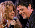 Shakira y Alejandro Sanz inmortalizaron hace casi 20 años “La Tortura”, el éxito que los acercó todavía más . Foto: EFE 
