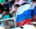 La afición rusa estaba causando tensión durante el juego entre Kamilla Rakhimova y Kateryna Baindl. FOTO EFE