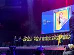La Selección Colombia sub-17 femenina recibió un reconocimiento por parte de los patrocinadores y los aficionados que llegaron al Movistar Arena para celebrar juntos el subtítulo del Mundial. FOTO: CORTESÍA MOVISTAR