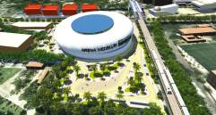 La Arena Medellín esta proyectada en el lote del estadio Cincuentenario, que es del Municipio y cuyo valor, según expertos, rondaría los $30.000 millones. FOTO cortesía