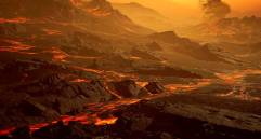 Recreación artística de la superficie del planeta Gliese 486b. / RenderArea. FOTO Agencia Sinc