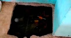 El joven habría permanecido 75 días cautivo en la zona subterránea de una casa. FOTO: POLICÍA