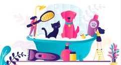 Limpiar a su mascota, más allá de solo bañarla