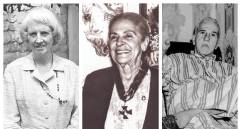 Benedikta Zur Nieden, Luz Castro de Gutiérrez y Pablo Tobón Uribe, tres filántropos cuyo legado persiste en Medellín.
