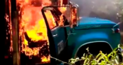 El grupo armado ha cometido los actos en vías importantes del municipio. FOTO CAPTURA DE PANTALLA