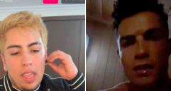 Las cifras de Juanda son comparadas con las que marcó Cristiano en un live desde un sauna. FOTO CAPTURA DE PANTALLA