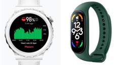 Huawei Watch GT 3 Pro y Xiaomi Smart Band 7. FOTOS Cortesía 