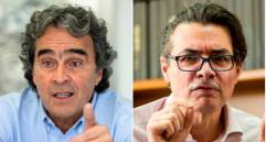 Los precandidatos Sergio Fajardo y Alejandro Gaviria tuvieron su primer encuentro formal en Bogotá, pero aún no logran puntos de acuerdo para hacer campaña de forma conjunta. FOTO Camilo Suárez