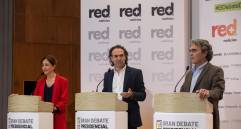 Federico Gutiérrez, Íngrid Betancourt y Sergio Fajardo estuvieron presentes en #ElDebateDeLasRegiones. FOTO Camilo Suárez