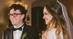 Imagen del matrimonio de Andrés Cepeda y Elisa Restrepo, FOTO Cortesía