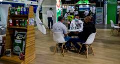 En la feria Expo AgroFuturo se movilizaron recursos por unos $250.000 millones en créditos otorgados por Bancolombia a los empresarios y productores del agro. FOTO Julio César Herrera