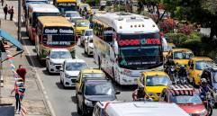 La medida de pago por congestión solo se implementará hasta el próximo primero de marzo. FOTO JAIME PÉREZ