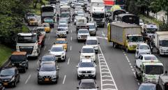 La idea del pico y placa es que se disminuya la cantidad de vehículos y así disminuir las congestiones. FOTO: JAIME PÉREZ