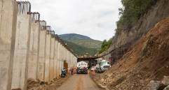 Así avanzan las obras del proyecto Autopista Al Mar 2, que conectará a Medellín con Necoclí. FOTO JULIO CÉSAR HERRERA