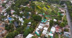 Así se veía la zona en noviembre del año pasado, cuando se produjo el desalojo de la Alcaldía. FOTO MANUEL SALDARRIAGA