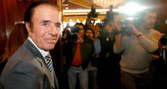 Imagen de 1994 del fallecido expresidente argentino Carlos Menem. FOTO EFE/ Iván Alvarado