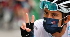 Egan Bernal se recupera de su accidente. FOTO AFP